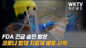 FDA 긴급 승인 받은 코로나 항체 치료제 배포 시작