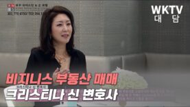 비지니스 부동산 매매 크리스티나 신 변호사 대담