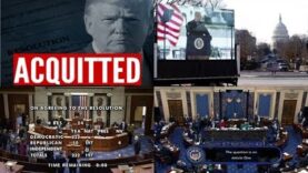 트럼프 57대 43, 10표차로 무죄평결