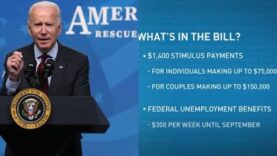 바이든 구호법안 마침내 상원통과 50대 49, 하원 9일 최종 승인