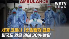 세계 코로나 19 감염자 급증…미국도 한달 만에 30% 늘어