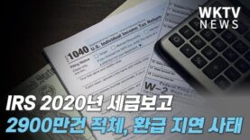 IRS 2020년 세금보고 2900만건 적체, 리펀드 지연 사태