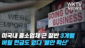 미국내 중소업체 근 절반 3개월 버틸 현금도 없다 ‘불안 확산’