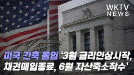 미국 긴축 돌입 ‘3월 금리인상시작, 채권매입종료, 6월 자산축소착수’