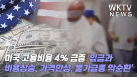 미국 고용비용 4% 급증 ‘임금과 비용상승, 가격인상, 물가급등 악순환’