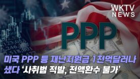 미국 PPP 등 재난지원금 1천억달러나 샜다 ‘사취범 적발, 전액환수 불가’
