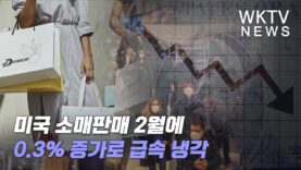 미국 소매판매 2월에 0.3% 증가로 급속 냉각