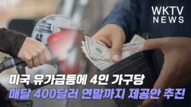 미국 유가급등에 4인 가구당 매달 400달러 연말까지 제공안 추진
