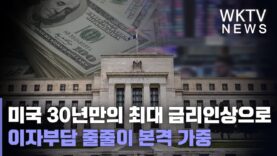 미국 30년만의 최대 금리인상으로 이자부담 줄줄이 본격 가중