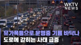 미국 유가폭등으로 운행중 기름 바닥나 도로에 갇히는 사태 급증