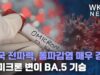 미국 전파력, 돌파감염 매우 강한 오미크론 변이 BA.5 기승