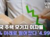 미국 주택 모기지 이자율 5% 아래로 떨어졌다 ‘4.99%’