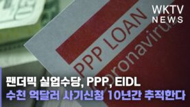 팬더믹 실업수당, PPP, EIDL 수천억달러 사기신청 10년간 추적한다