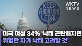 미국 여성 34% ‘낙태 곤란해지면 위험한 자가 낙태 고려할 것’