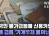 미국민 물가급등에 신용카드 사용 급증 ‘가계부채 불어난다’