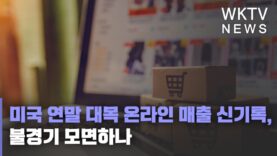 미국 연말 대목 온라인 매출 신기록, 불경기 모면하나