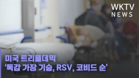 미국 트리플데믹 ‘독감 가장 기승, RSV, 코비드 순’