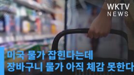 미국 물가 잡힌다는데 장바구니 물가 아직 체감 못한다