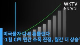 미국물가 다시 흔들린다 ‘1월 CPI 연간 소폭 진정, 월간 더 상승’