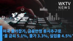 미국 물가잡기, 금융안정 동시추구로 ‘올 금리 5.1%, 물가 3.3%, 실업률 4.5%’