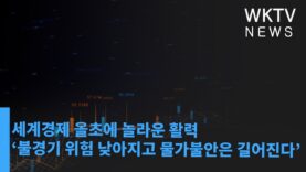 세계경제 올초에 놀라운 활력 ‘불경기 위험 낮아지고 물가불안은 길어진다’