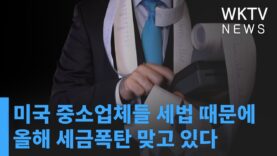 미국 중소업체들 세법 때문에 올해 세금폭탄 맞고 있다