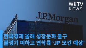 한국경제 올해 성장둔화 불구 불경기 피하고 연착륙 ‘JP 모건 예상’