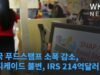 미국 푸드스탬프 소폭 감소, 메디케이드 불변, IRS 214억달러 삭감
