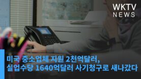 미국 중소업체 지원 2천억달러, 실업수당 1640억달러 사기청구로 새나갔다