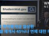 미국 학자융자금 월상환 10월 재개시 45%나 연체 대란 우려
