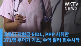 코로나 지원금 EIDL, PPP 사취한 371명 무더기 기소, 수억 달러 회수시작