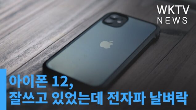 아이폰 12, 잘쓰고 있었는데 전자파 날벼락