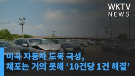 미국 자동차 도둑 극성, 체포는 거의 못해 ‘10건당 1건 해결’