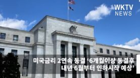 미국금리 2연속 동결 ‘6개월이상 동결후 내년 6월부터 인하시작 예상’