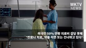 미국민 50% 안팎 의료비 감당 못해 ‘진료나 치료, 약품 지연 또는 건너뛰고 있다’