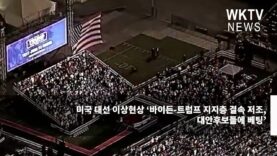 미국 대선 이상현상 ‘바이든 트럼프 지지층 결속 저조, 대안후보들에 베팅’