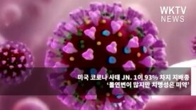 미국 코로나 사태 JN.1이 93% 차지 지배종 ‘돌연변이 많지만 치명성은 미약’