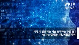 미국 AI 인공지능 기술 요구하는 구인 증가 ‘숫자는 캘리포니아, 비율은 디씨’