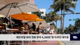 메모리얼 데이 연휴 맞아 4,380만 명 미국인 대이동