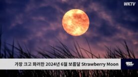 가장 크고 화려한 2024년 6월 보름달 Strawberry Moon
