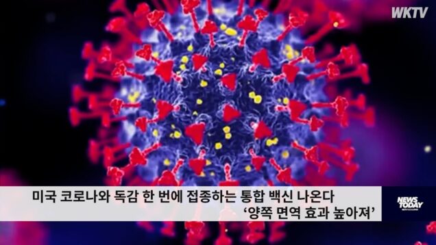 미국 코로나와 독감 한 번에 접종하는 통합 백신 나온다 ‘양쪽 면역 효과 높아져’