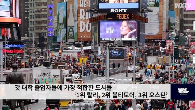 갓 대학 졸업자들에 가장 적합한 도시들 ‘1위 랄리, 2위 볼티모어, 3위 오스틴’