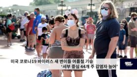 미국 코로나19 바이러스 새 변이들 여름철 기승 ‘서부 중심 44개 주 감염자 늘어’