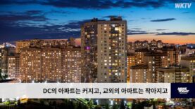 DC의 아파트는 커지고, 교외의 아파트는 작아지고