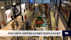 미국민 신용카드 사용액 평균 6,329달러 ‘전년보다 4.8% 증가’