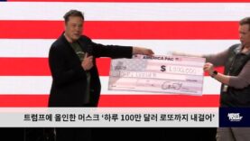 트럼프에 올인한 머스크 ‘하루 100만 달러 로또까지 내걸어’