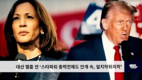 대선 열흘 전 ‘스타파워 총력전에도 안개 속, 엎치락뒤치락’