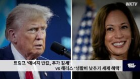 트럼프 ‘에너지 반값, 추가 감세’ vs 해리스 ‘생활비 낮추기 세제 혜택’