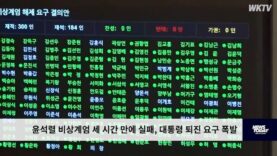 미국 예의주시 ‘ 윤석렬 비상계엄 실패, 대통령 퇴진 요구 폭발’