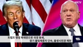 트럼프 행정 파워만으로 국경 봉쇄, 장기 불법체류자 단속, 출생시민권 제한